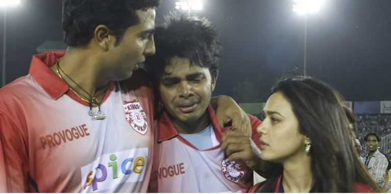 Sreesanth was inconsolable after being slapped by Harbhajan Singh in the 2008 IPL