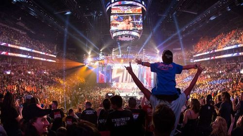 Fans at WWE SummerSlam