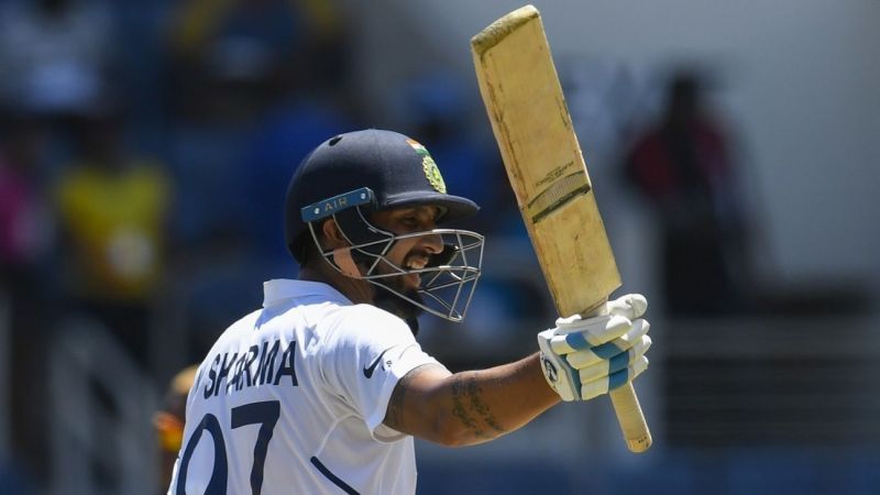 Ishant Sharma scored his first Test fifty against the West Indies in his 92nd game