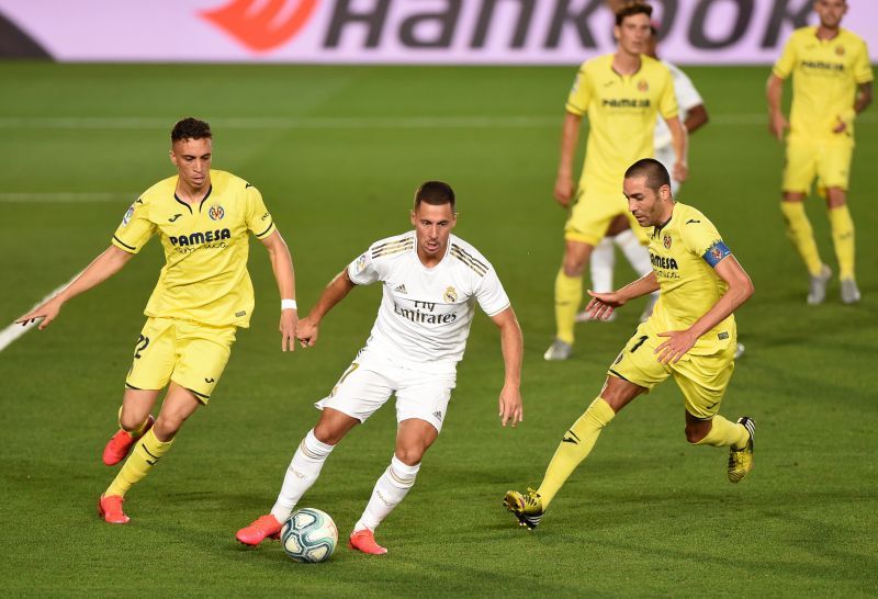 Eden Hazard in action for Real Madrid