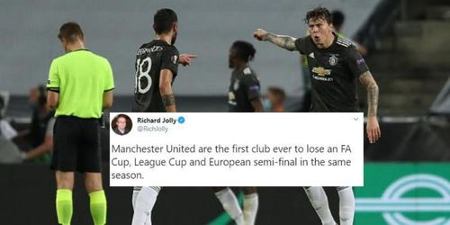 Manchester United were beaten by Sevilla in the semifinals