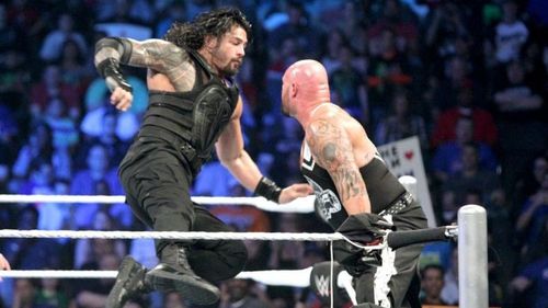 Roman Reigns and 'Big LG' Doc Gallows