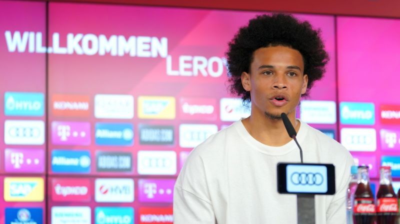 FC Bayern Muenchen Unveils New Signing Leroy Sane