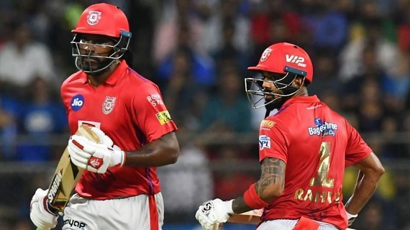 KL Rahul and Chris Gayle have cemented their place at the top of the Kings XI Punjab batting order.