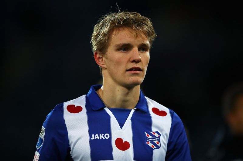 Martin Odegaard during his loan spell at SC Heerenveen in the Eredivisie