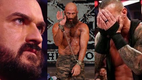 Drew McIntyre, Tommaso Ciampa and Randy Orton.