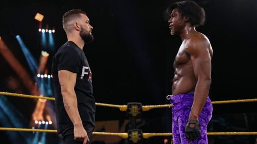 Finn Balor and Velveteen Dream.