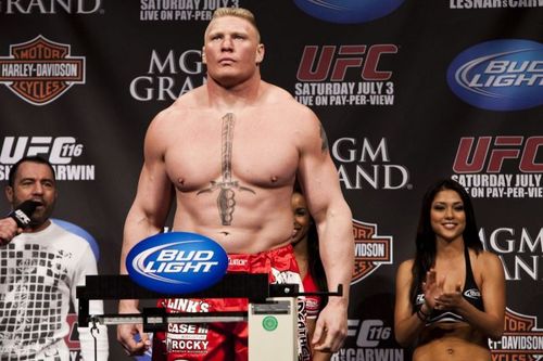 Brock Lesnar's career in Mixed Martial Arts culminated in a UFC Heavyweight Championship victory.