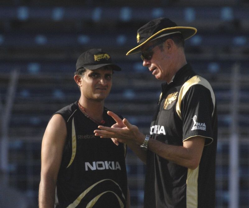 John Buchanan and Sourav Ganguly worked together at KKR during IPL 2008