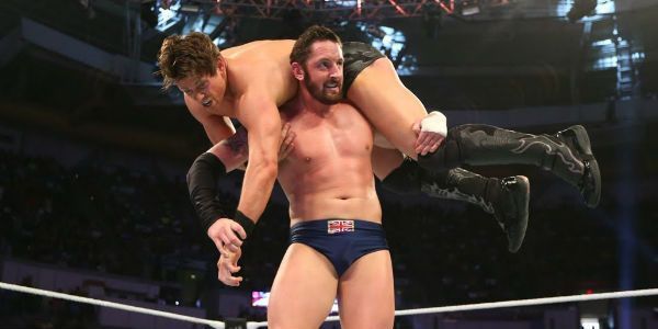 Wade Barrett setting up The Miz for The Wasteland