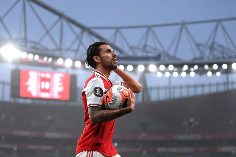 Ceballos in action for Arsenal