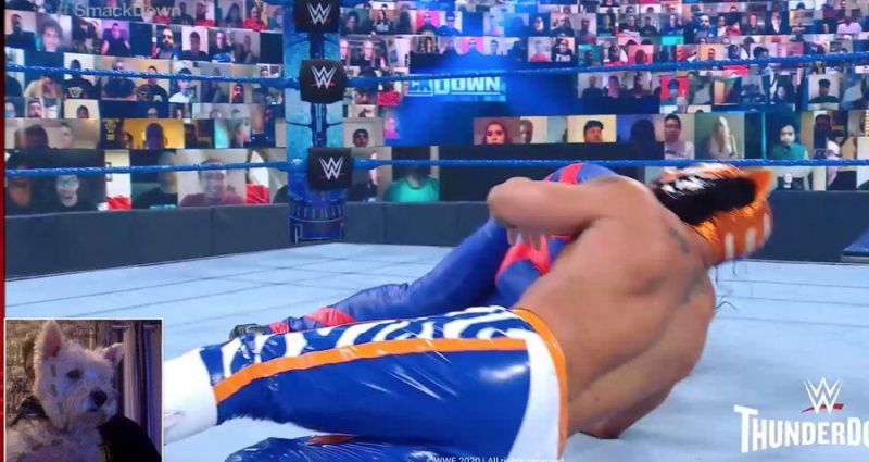 A cute moment during SmackDown