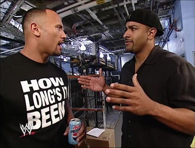 The Rock and Coach in WWE