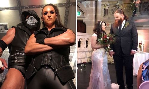 Triple H, Stephanie, Nikki Cross, and Killian Dain