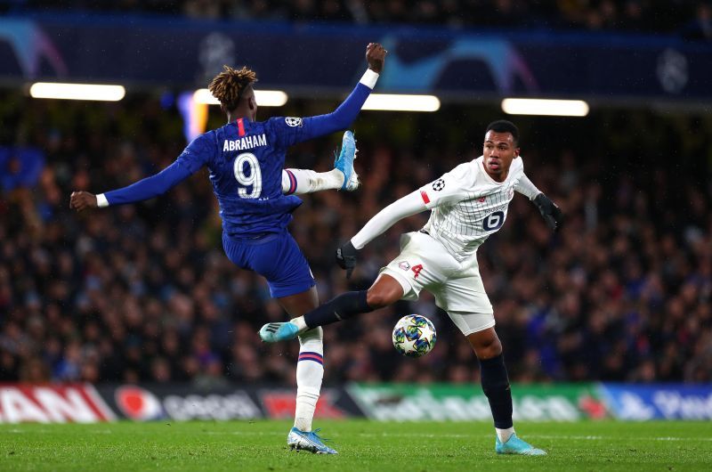 Gabriel Magalhaes featured against Chelsea in the Champions League this season