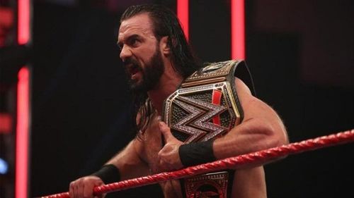 Drew McIntyre with the WWE Championship