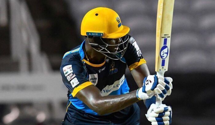 Jason Holder promoted himself up the order in the last CPL match