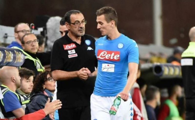 A move to Juventus would reunite Milik with former Napoli boss Sarri