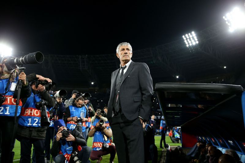 Quique Setien was sacked by FC Barcelona