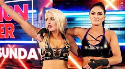 Sonya Deville and Mandy Rose