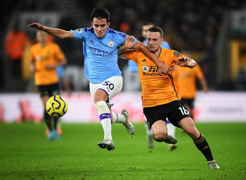 Garcia in action for Manchester City