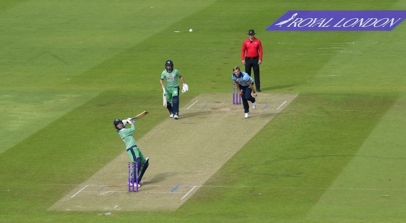 Ireland's Curtis Campher took David Willey to the cleaners.