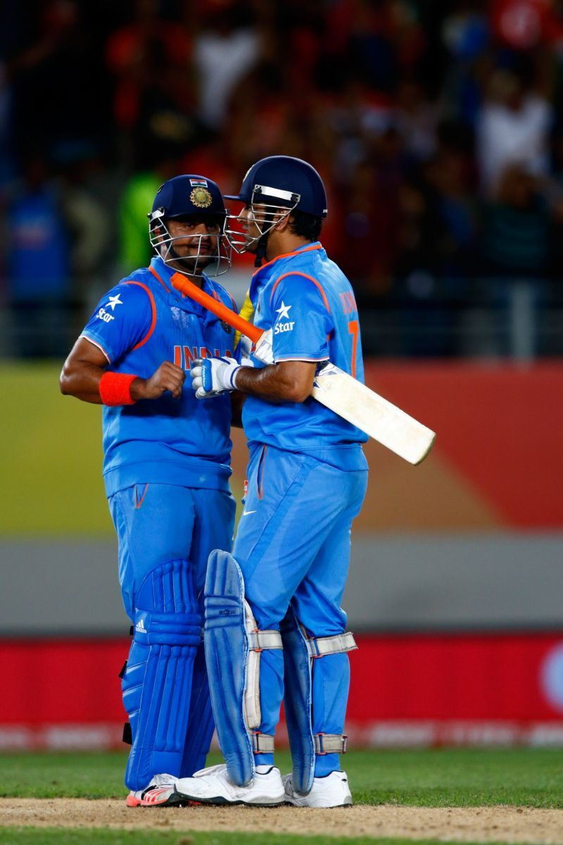 India v Zimbabwe - MS Dhoni and Raina stitched together 196 run partnership to take India past the finish line.