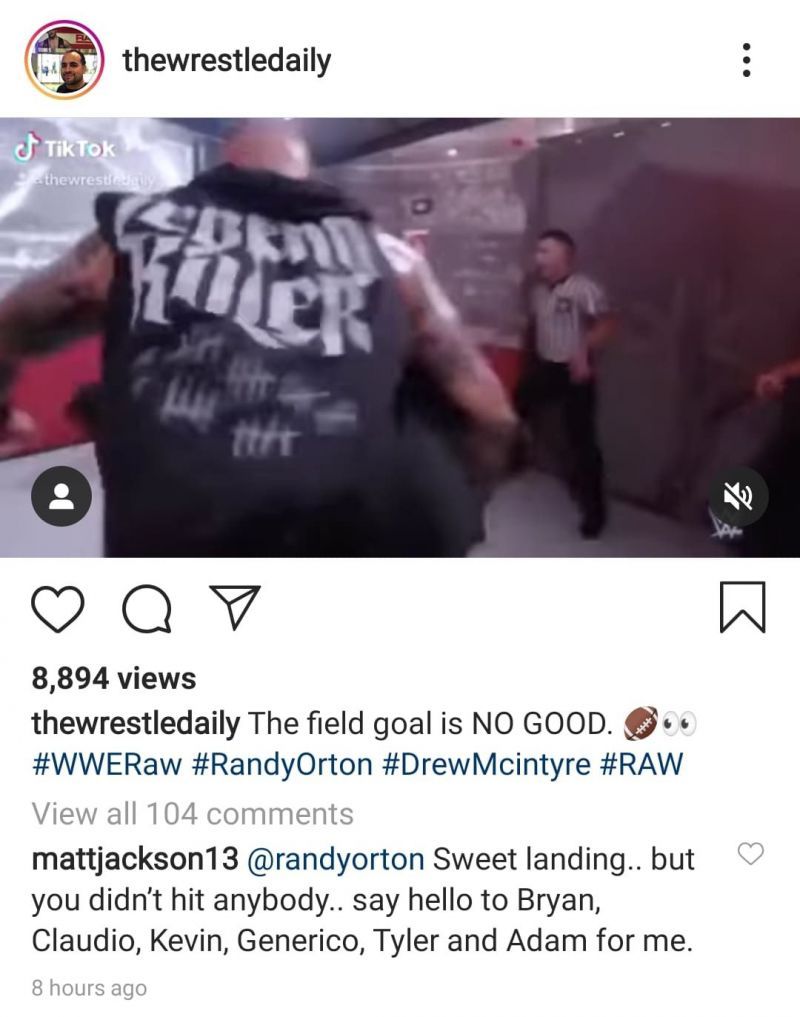 Matt Jackson's comment