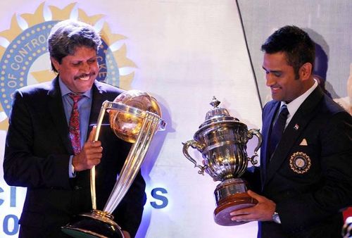 Kapil Dev and MS Dhoni | Credits: IMDb