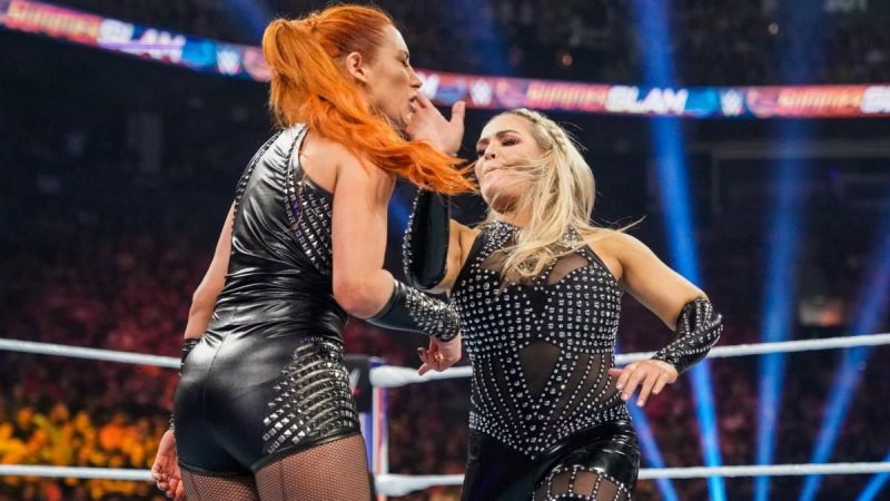 Natalya connecting with a slap