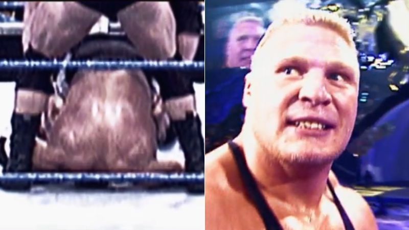 Brock Lesnar broke Bob Holly&#039;s neck in 2002