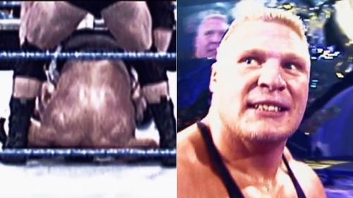 Brock Lesnar broke Bob Holly's neck in 2002