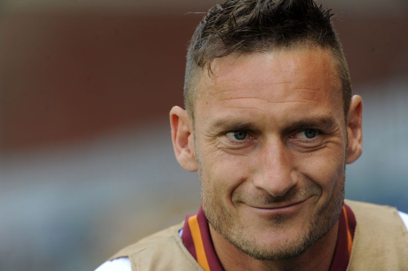 Francesco Totti spent his entire playing career with Roma