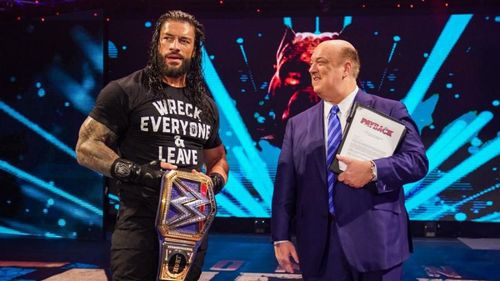 Roman Reigns with Paul Heyman