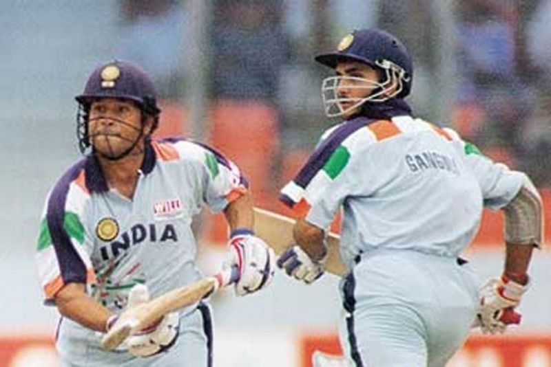 Sachin Tendulkar and Sourav Ganguly