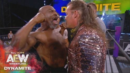 Sammy was supposed to get some 'face' time with Iron Mike (Pic Source: AEW)