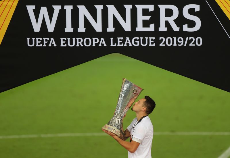 Lucas Ocampos helped Sevilla win the Europa League final against Inter Milan.