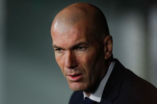 Head coach Zinedine Zidane of Real Madrid 