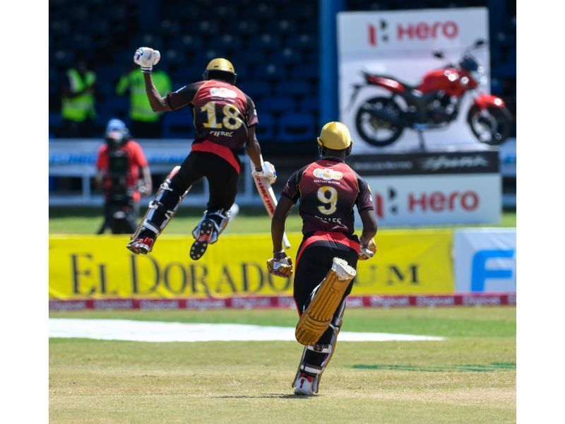 Khary Pierre's six helped TKR pull off an incredible win in the previous CPL game