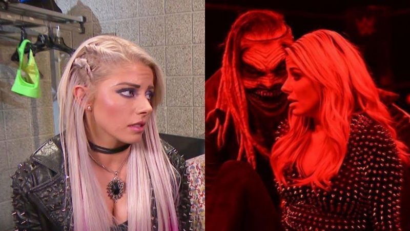 Alexa Bliss and The Fiend.