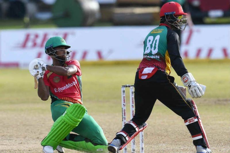 Nicholas Pooran (L) will look to carry on his great run in the next CPL game