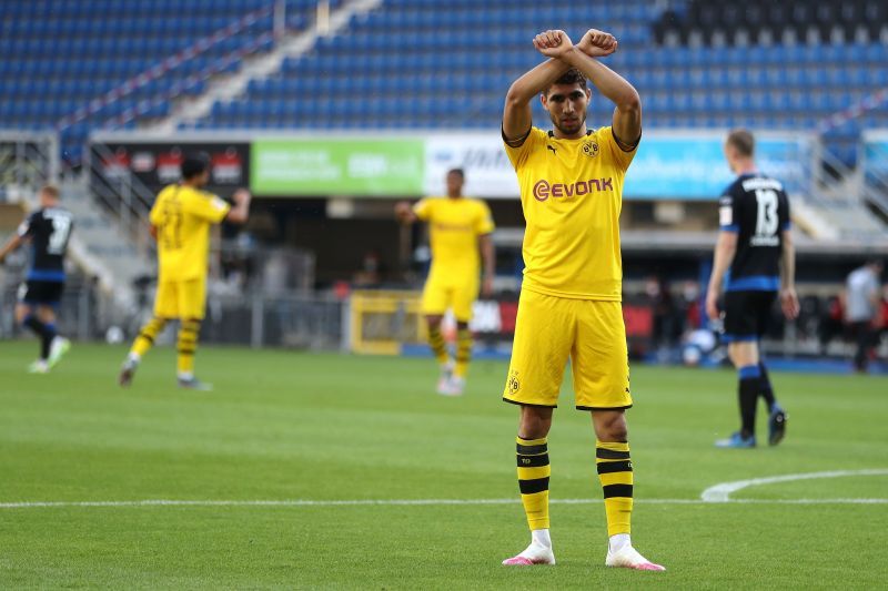 Achraf Hakimi enjoyed a good spell at Borussia Dortmund