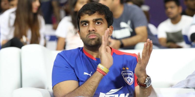 Parth Jindal, the MD of JSW Cements and&nbsp;CEO&nbsp;of&nbsp;Bengaluru FC