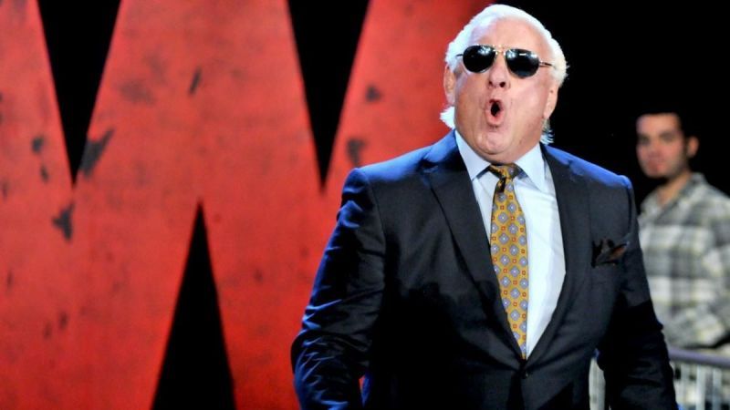 Ric Flair, in all his wheelin&#039;-dealin&#039;-kiss-stealin&#039; glory.