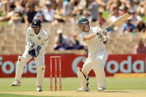 Wriddhiman Saha in action