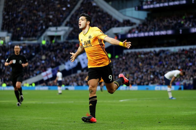 Jimenez has been in superb goalscoring form for Wolves