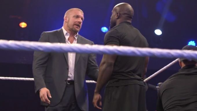 Triple H gave Apollo Crews advice before a WWE NXT show in 2015