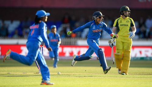 Sushma Verma kept the wickets for India in the 2017 ICC Women's World Cup