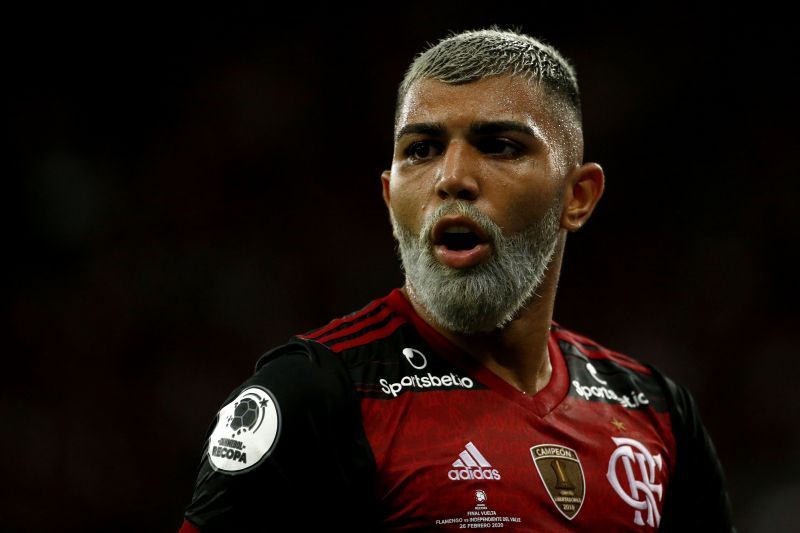 Gabriel Barbosa is an injury doubt for Flamengo