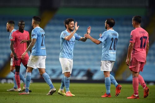 Manchester City have progressed to the quarter-finals of the UEFA Champions League